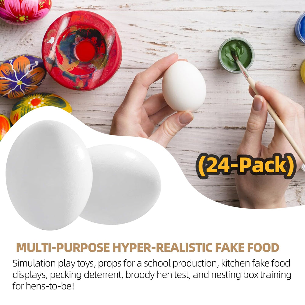 CALPALMY wooden egg prop for stage and photography
