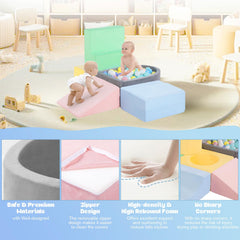 CAMELUS climbing blocks easy-clean covers simplify maintenance after play.
