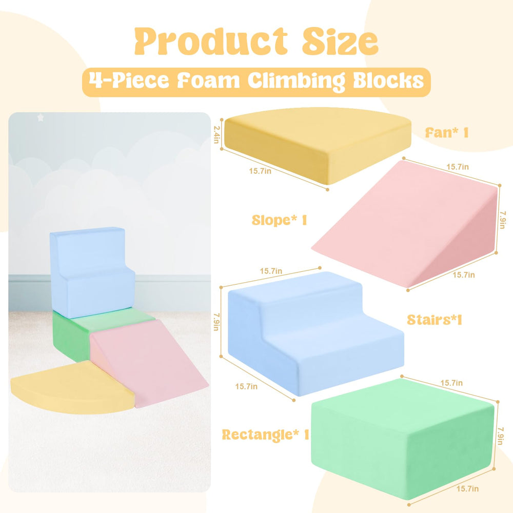 Camelus dense foam cushions help comfy climbs and crawls for toddlers
