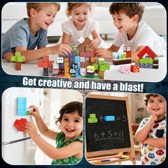 Cameparck Magnetic Blocks open-ended play supports exploration and collaboration