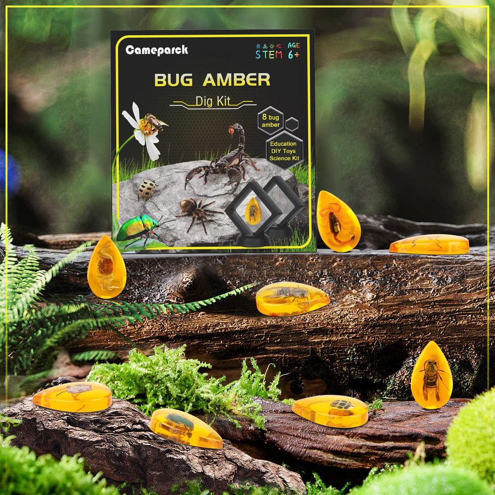 Cameparck Safe-STEM-Play image emphasizing safe, engaging science learning for kids.