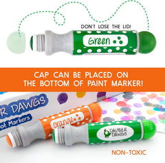 Cameron Frank Dauber Dawgs bingo sheet-friendly markers ideal for learning shapes
