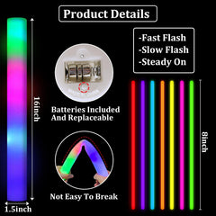Camlinbo glow necklaces and bracelets, 100 pieces, easy to mix and match.