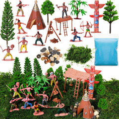 Canlierr native American figures collection for classroom dioramas.