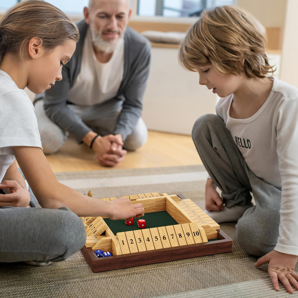 CANYAVE Shut The Box compact 12-inch board for easy storage