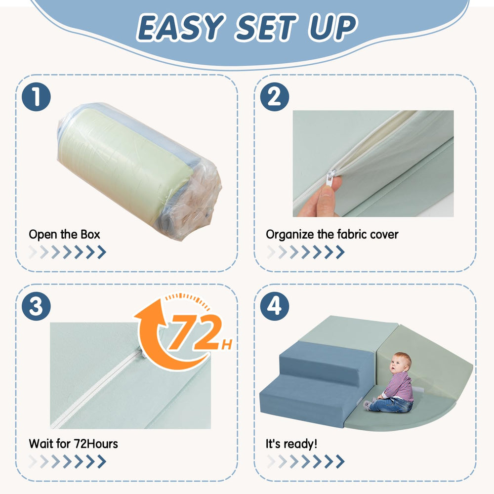 CAPAKIDS Casalon fabric cover provides soft, skin-friendly touch