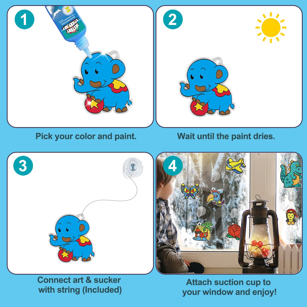 CAPKIT 36 suction cups to secure art on glass.