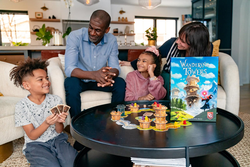 Capstone Wandering Towers magic spell cards in action during play.