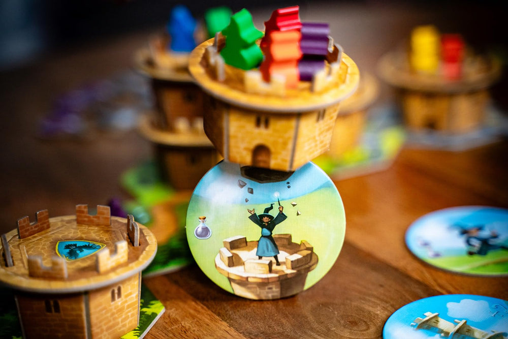 Capstone Wandering Towers starting player token marks first moves.