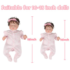 CARANOVO elastic clothes make dressing quick and easy for kids playing with 16-18 inch dolls