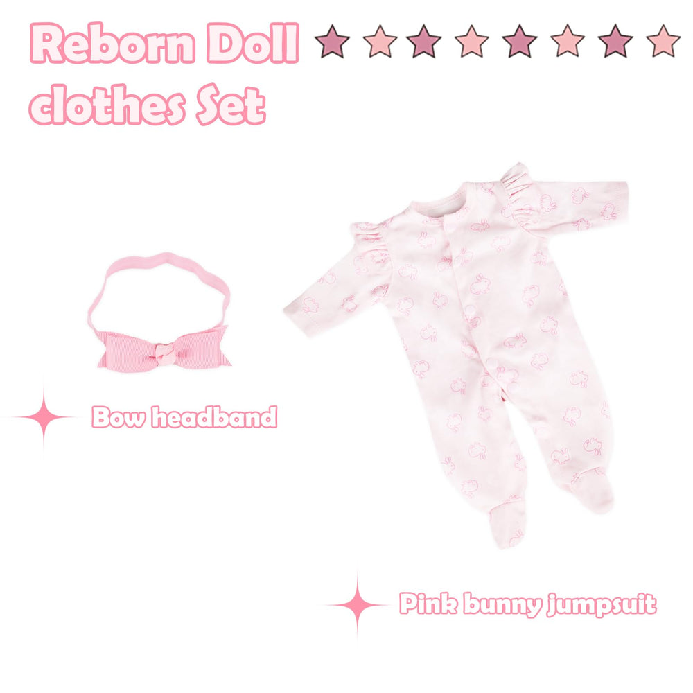 CARANOVO pink bow headband complements the outfit for charming accessories