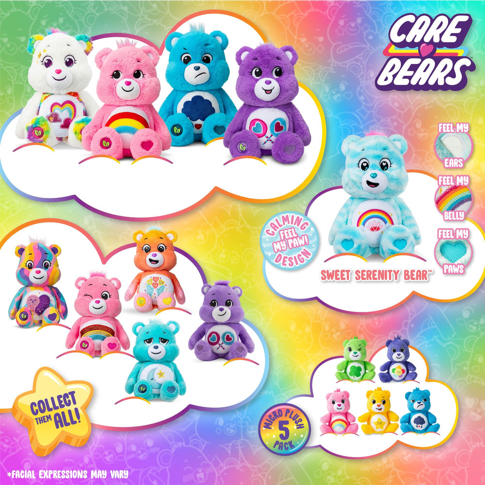 Care Bears gift-ready two-pack plush ideal for birthdays