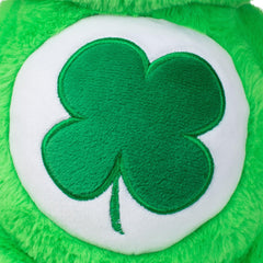 Care Bears Good Luck Bear 14-inch plush ideal for adventures and sharing with friends.