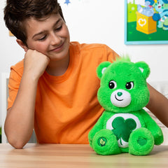 Care Bears Good Luck Bear eco-friendly materials support sustainable play.