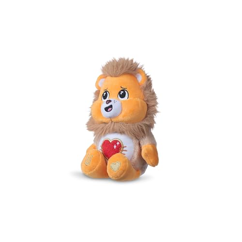 Care Bears Tenderheart Lion full 9-inch pose ideal for shelf display and cuddling.