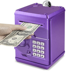 Cargooy Mini ATM Piggy Bank front view showing compact design for kids' savings