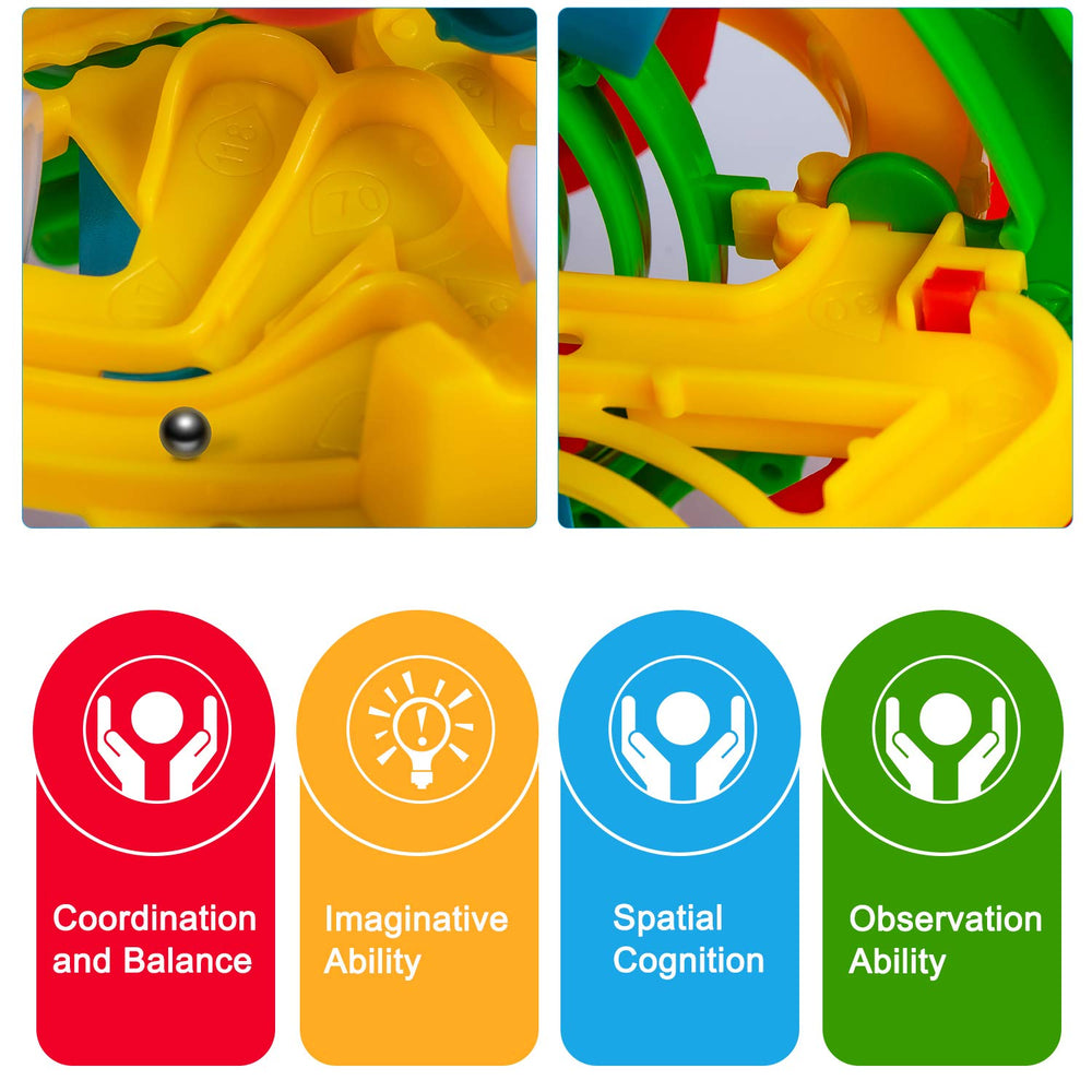 Carlerait Maze Ball action shot showing smooth turns and tactile feedback