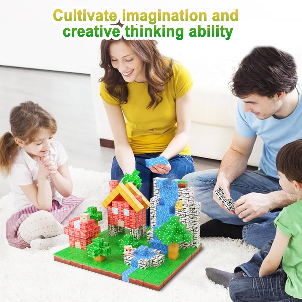 Carlle blocks support family play sessions and collaborative design.