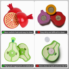 CARLORBO wooden pomegranate for bright counting games and storytelling.