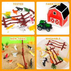 Carolart farm tools and fence for hands-on exploration and coordination