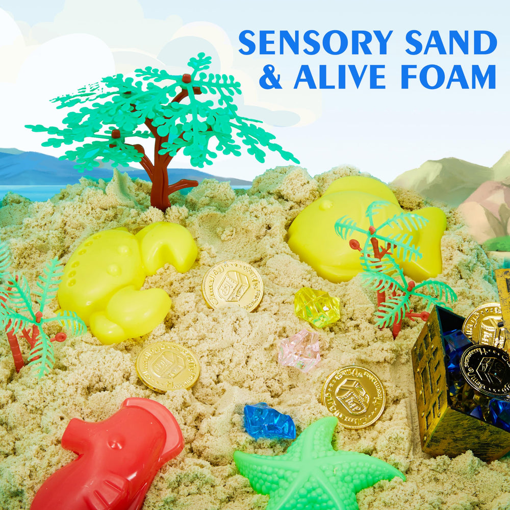 Carolart Ocean Sensory Table sea animals figures enhance storytelling and exploration.