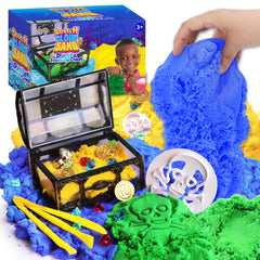 Carolart Pirate Stretchy Cloud Sand chest for imaginative sensory play.