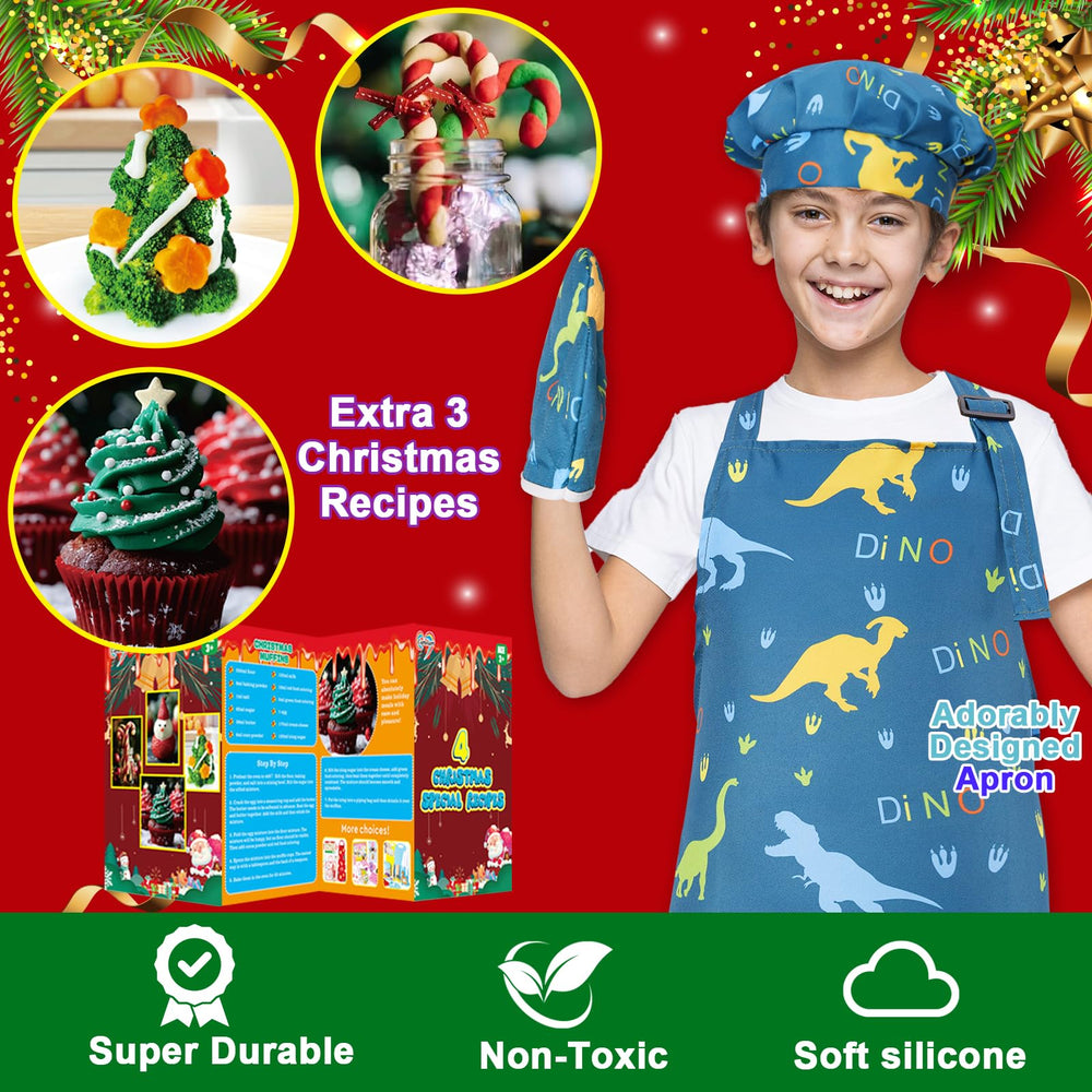 Carolart pretend-spatulas and paper cups inviting creative baking and family fun.