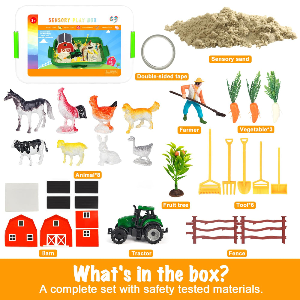 Carolart sandbox tractor sparks creative scenarios in kids' playtime