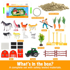 Carolart sandbox tractor sparks creative scenarios in kids' playtime