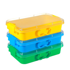 Carolart sensory bin 13.5-inch with lid for organized play and easy cleanup