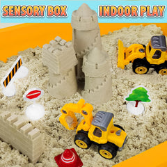 Carolart sensory sand 1650 grams supports texture exploration and creative construction.