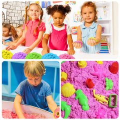 Carolart Squish and mold sand kit for tactile exploration
