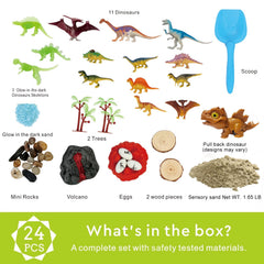 Carolart Storage Box keeps the set organized for easy cleanup.
