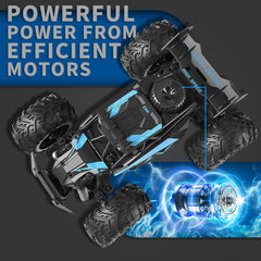 Carox RC car powered by a 900mAh rechargeable battery.