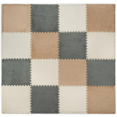 CARPETBOX easy assembly tiles simplify setting up a cozy play area