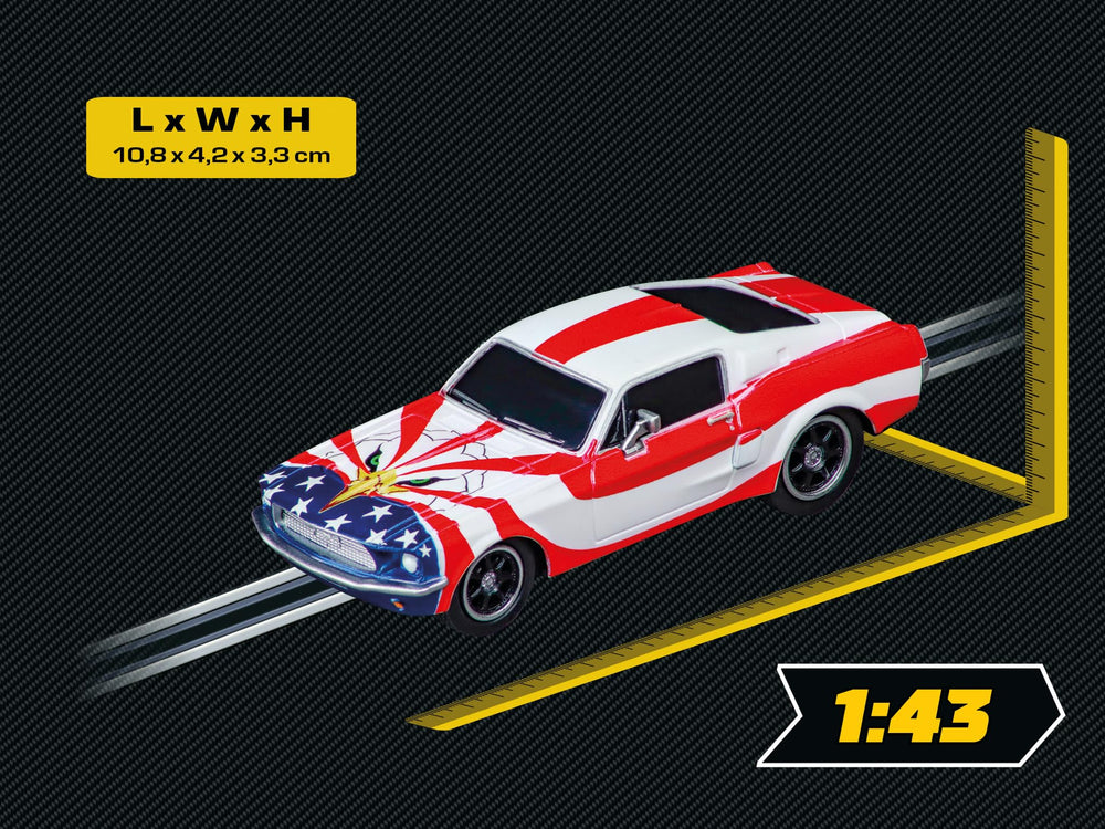 Carrera GO 1:43 scale on track ready for action and easy handling.