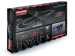 Carrera packaging and store display showcase the set attractively.