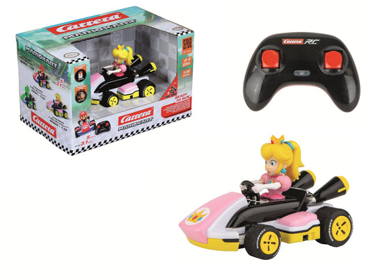 Carrera RC Mario Kart Peach front view for a collectible racing toy and display piece