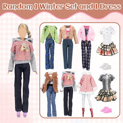 Carreuty doll shoes collection for 11.5-inch dolls, durable design