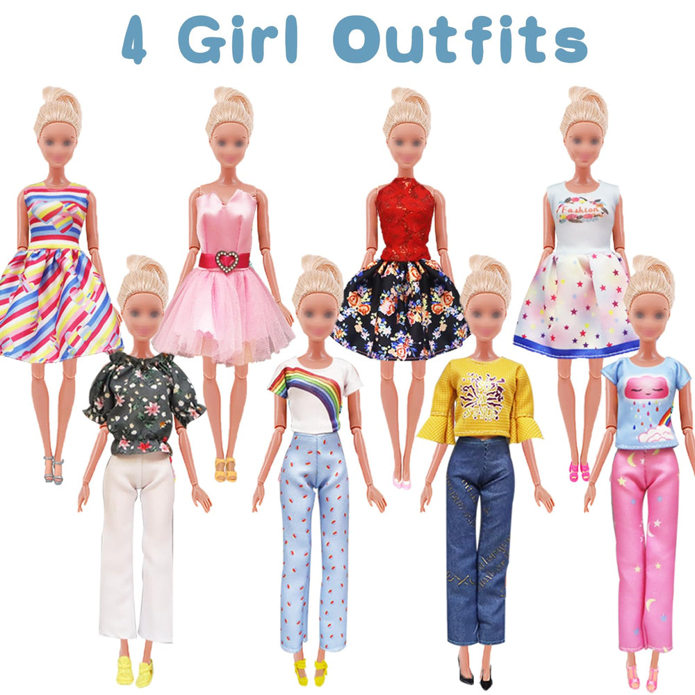 Carreuty girl swimsuits for 11.5-inch dolls, ready for pretend pool adventures.