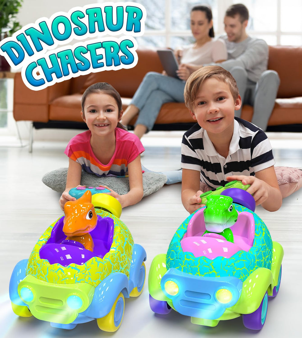 Carsky two detachable dino figures spark imaginative play and storytelling.