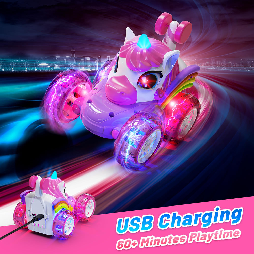 Carsky Unicorn RC Car 4WD drive conquering multiple terrains