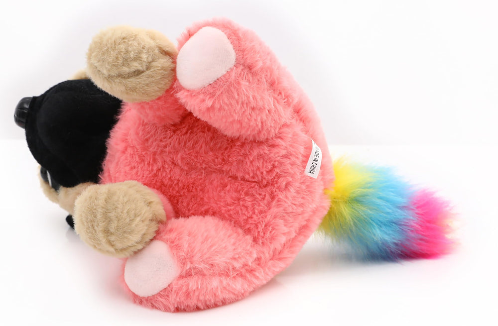 CASAGOOD Pug Unicorn Plush on bed ready for sleep-time cuddle