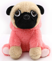 CASAGOOD Pug Unicorn Plush close-up of soft fabric for cuddles