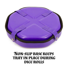 CASEMATIX Dice Tray lid as portable tray, multifunctional.
