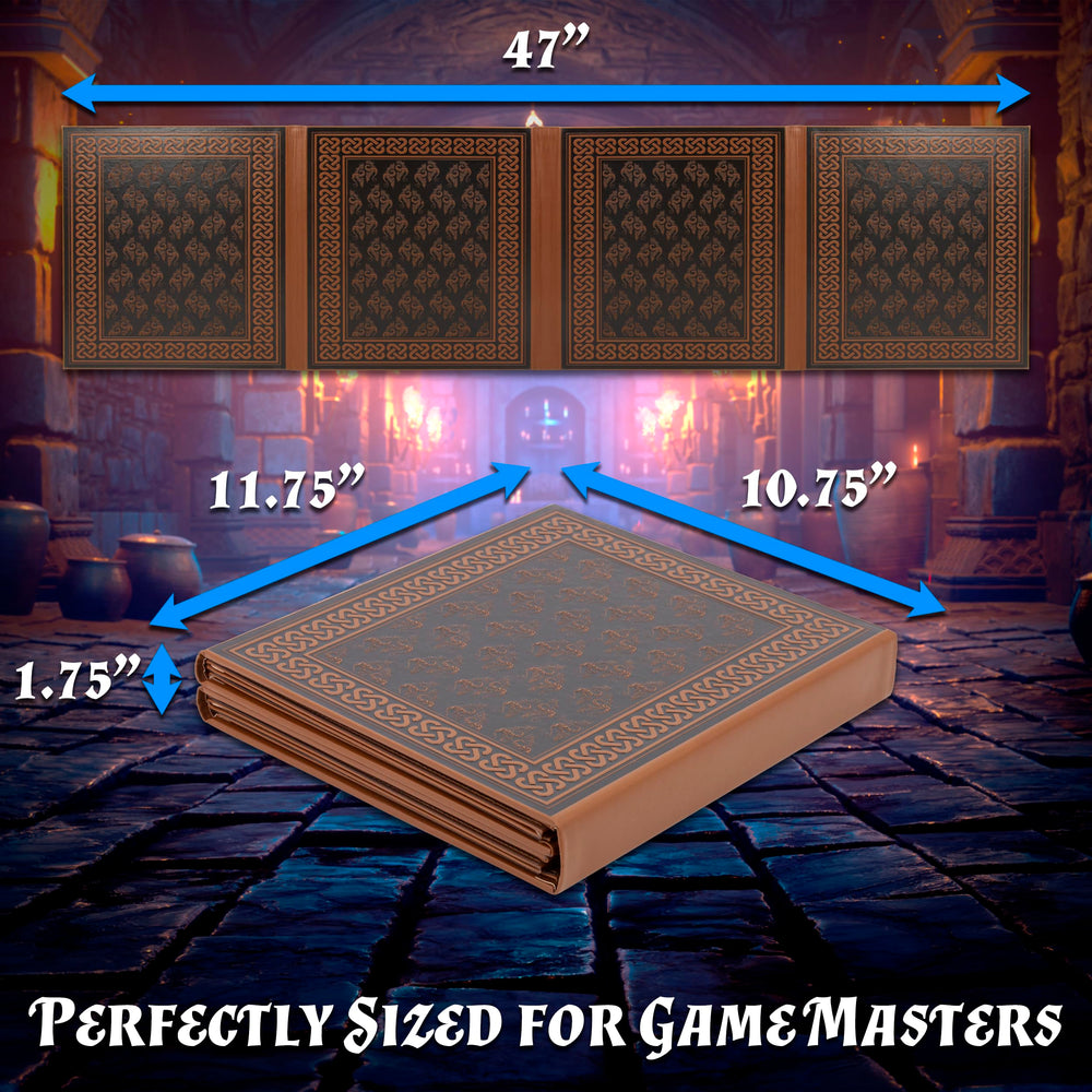 CASEMATIX DM Screen Customizable for any TTRPG with printable sheets.
