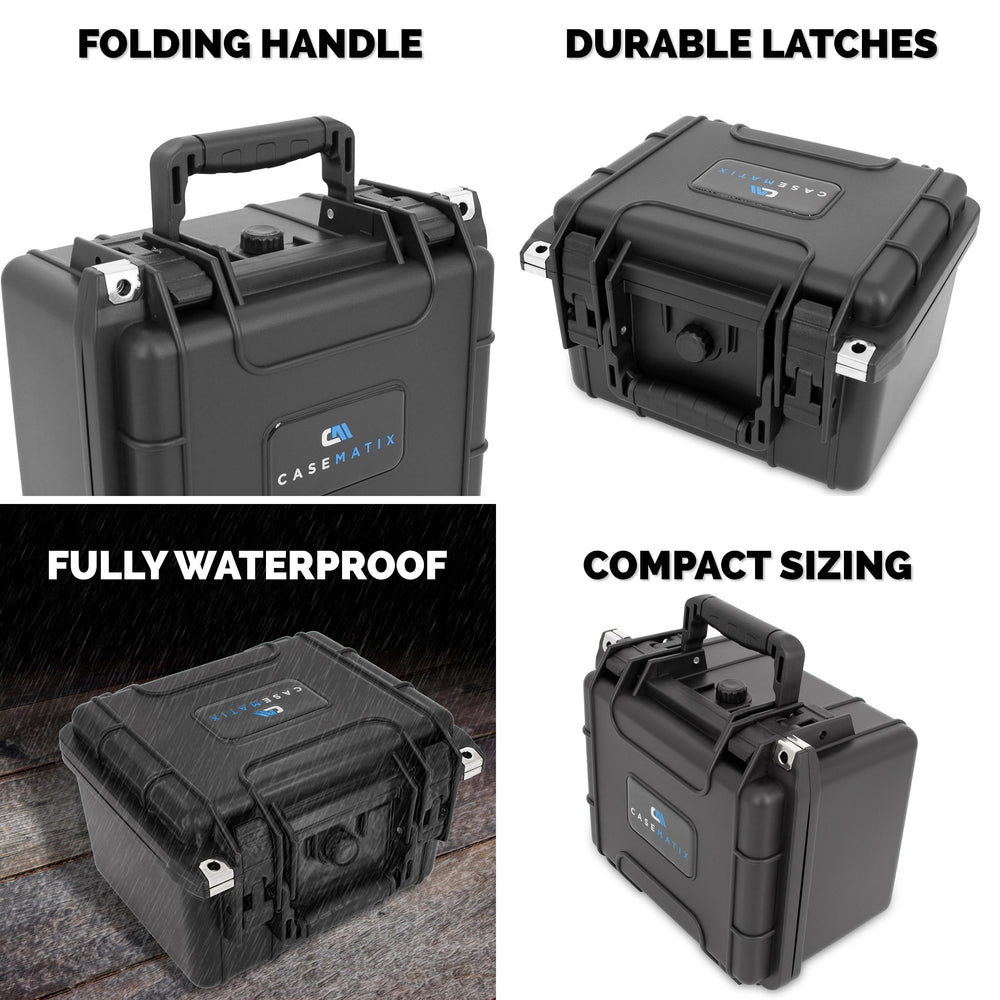 Casematix graded card case dimensions indicate compact yet spacious capacity.