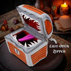 CASEMATIX Mimic Dice Chest includes a full seven-dice set for immediate use.