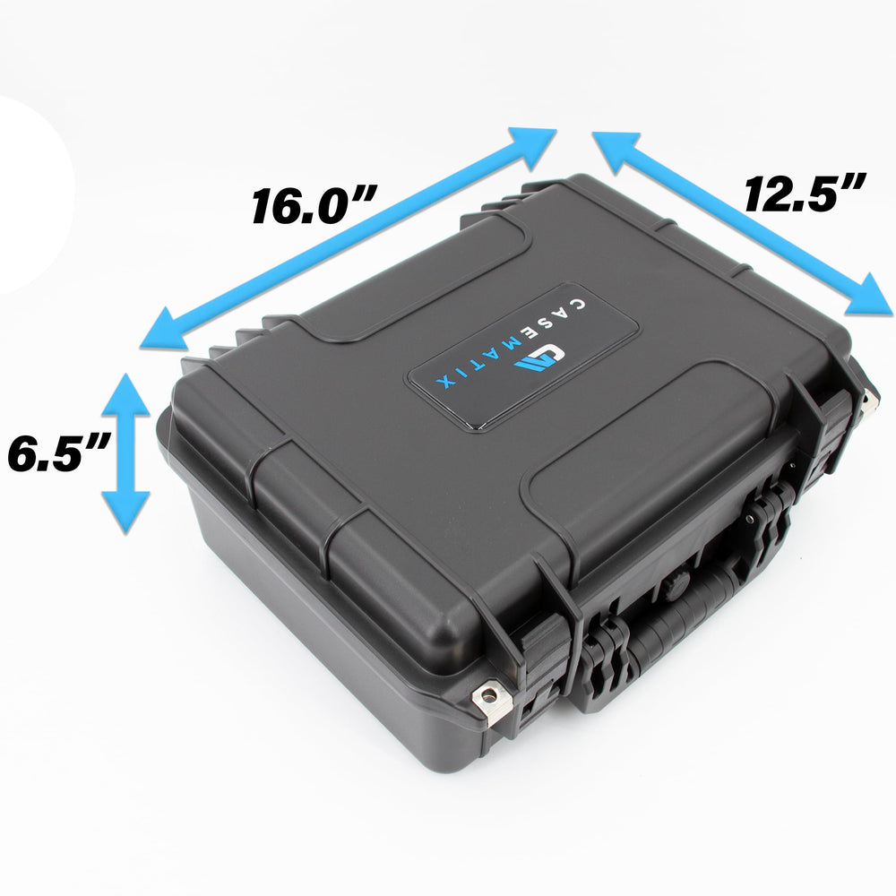 CASEMATIX airtight seal emphasizes moisture protection during travel