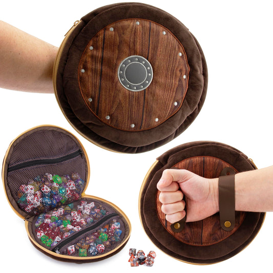CASEMATIX wearable dice shield case holds 300 dice for easy travel